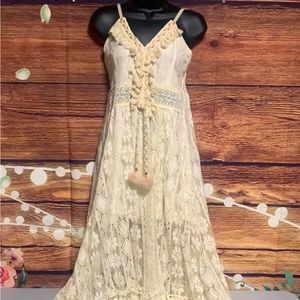 Lace boho maxi dress Amellia